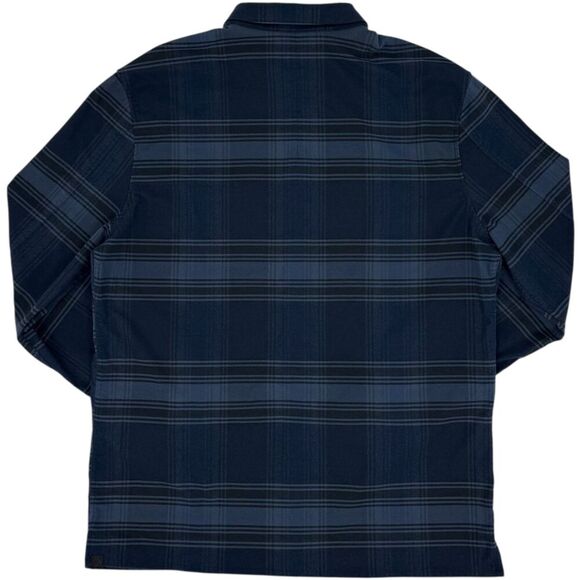 Lululemon Men's Mason Peak Plaid Flannel Blue XXL - Picture 6 of 12